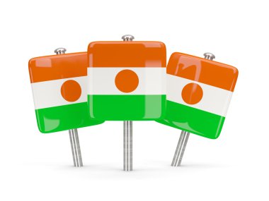 Nijer, üç kare pimleri bayrağı