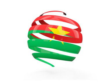 Burkina faso, bayrak simgesi yuvarlak
