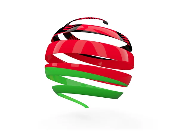 Flaga Malawi, okrągła ikona — Zdjęcie stockowe