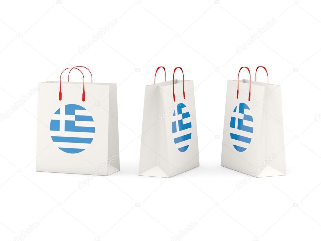 Vlag Stockfoto Op Van © — Mishchenko Tassen Griekenland Shopping lT1Jcu3FK