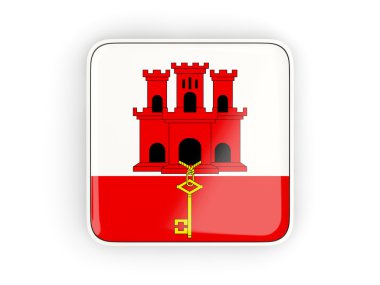 Cebelitarık, kare simgesi bayrağı