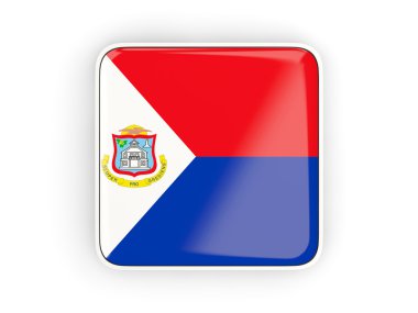 Sint maarten, kare simgesi bayrağı