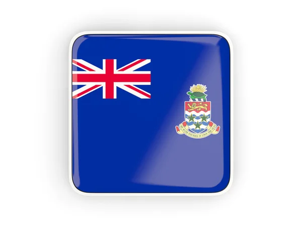 Flag of cayman islands, square icon — Stock Photo, Image