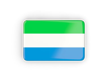 Sierra leone, dikdörtgen simgesini bayrağı