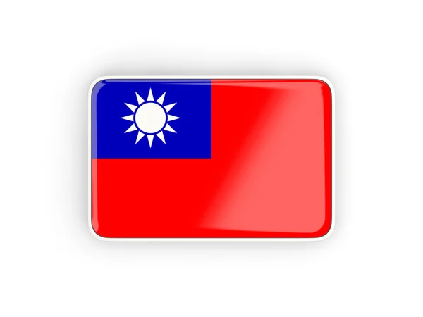 Drapeau de la République de Chine, icône rectangulaire — Photo