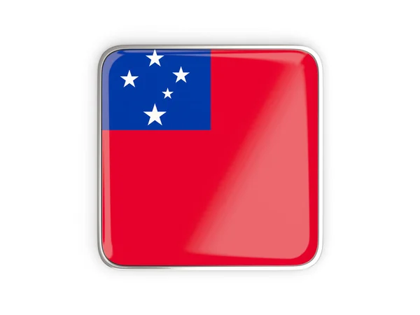 Flag of samoa, square icon — Stock Photo, Image