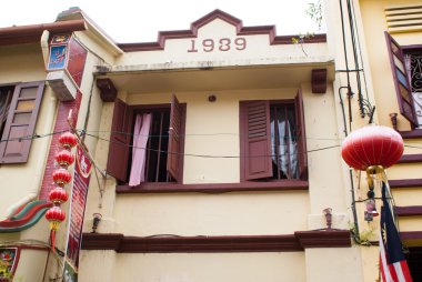 Şehrin eski kısmı. Melaka Şehri, Malezya