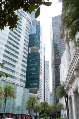 Singapur içinde gökdelenler