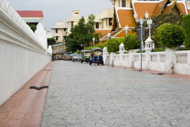 Oryantal binalarda oyma: Bangkok Tapınak, Tayland