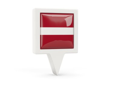 Letonya kare bayrak simgesi