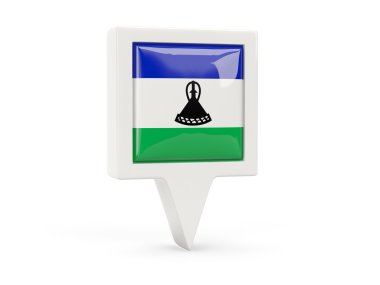 lesotho kare bayrak simgesini