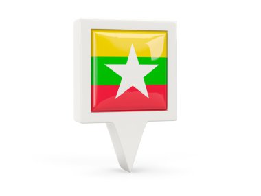 Myanmar kare bayrak simgesi