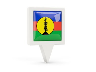 Yeni Kaledonya kare bayrak simgesini