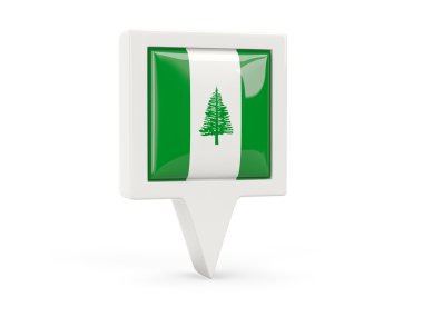 norfolk Adası'nın kare bayrak simgesi