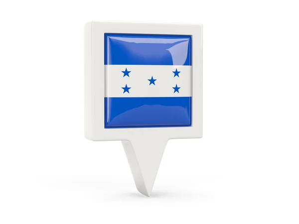 Square flag icon of honduras — Stock Photo, Image