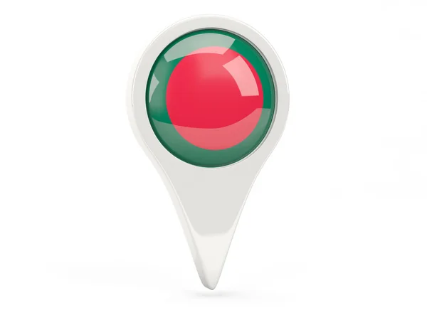 Round flag icon of bangladesh — Stock Photo, Image