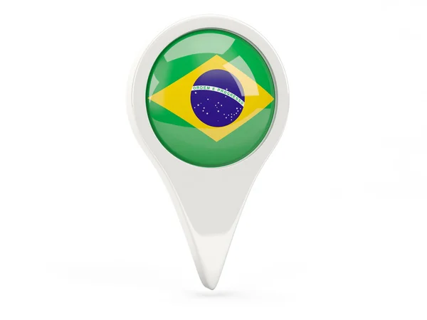 巴西的圆标记图标 — 图库照片
