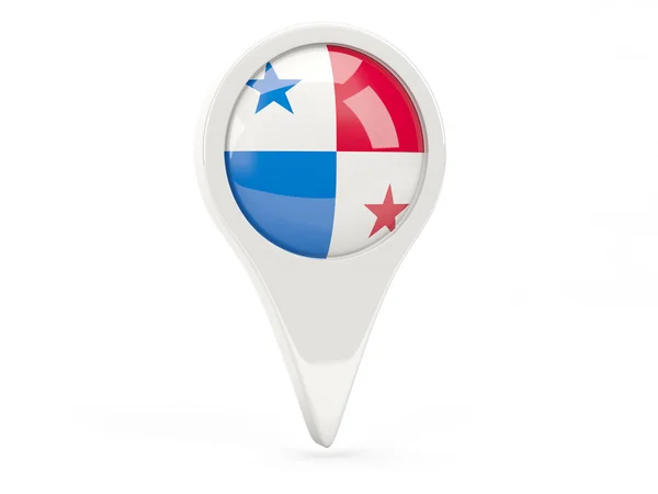 Round flag icon of panama — Stock Photo, Image