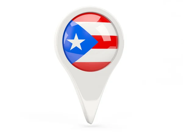 Round flag icon of puerto rico — Stock Photo, Image