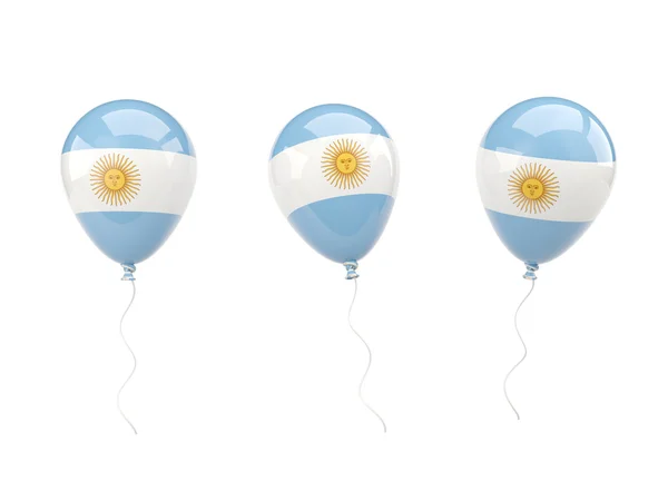 Luftballons mit argentinischer Flagge — Stockfoto