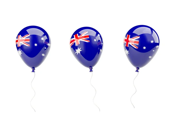 Air ballonger med flagga Australien — Stockfoto