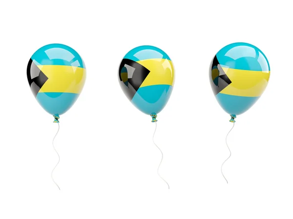 Globos de aire con bandera de Bahamas —  Fotos de Stock