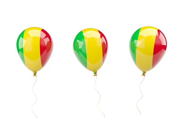 Air ballonger med flagga mali — Stockfoto