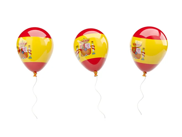 Globos de aire con bandera de España —  Fotos de Stock