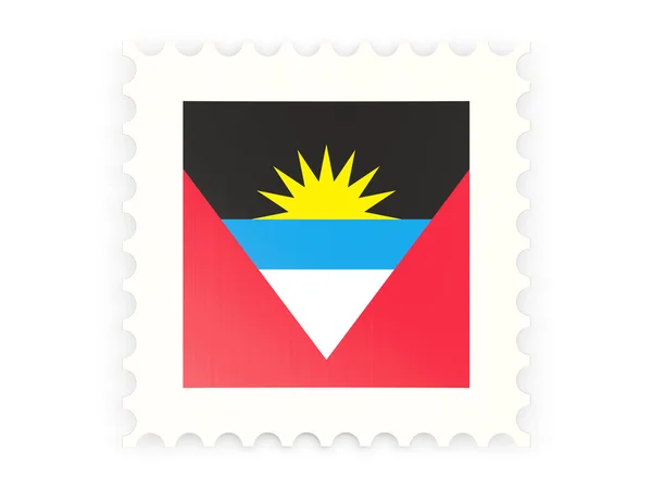 Postage stamp icon of antigua and barbuda — Stock Photo, Image