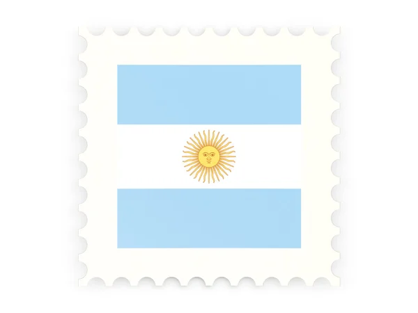 Icono de sello postal de argentina — Foto de Stock