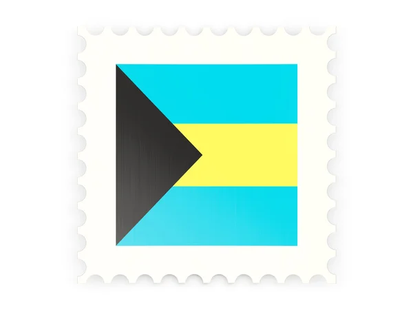 Postage stamp icon of bahamas — Stock Photo, Image