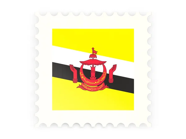 Postage stamp icon of brunei — Stock Photo, Image