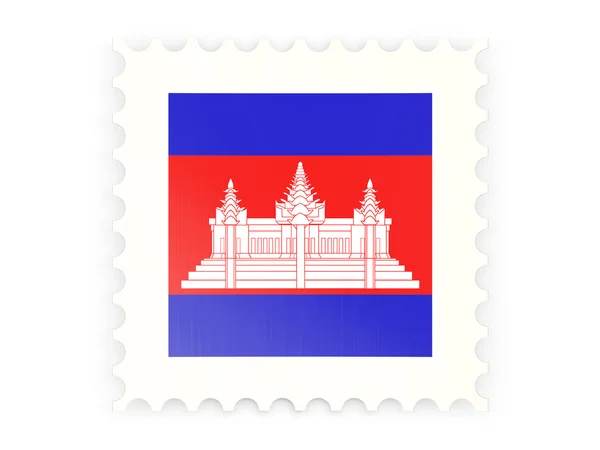 柬埔寨的邮票图标 — 图库照片