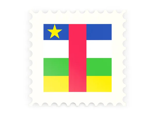 Icono de sello postal de la República Centroafricana — Foto de Stock