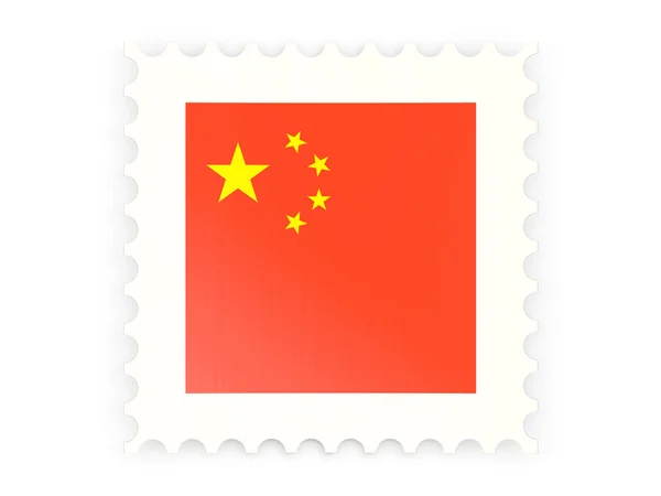 Ícone de selo postal da China — Fotografia de Stock