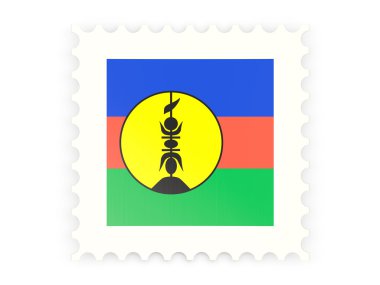 Yeni Kaledonya posta pulu simgesi