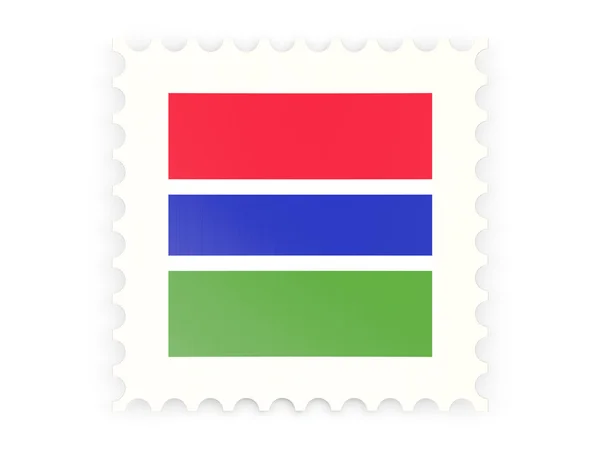 Postage stamp icon of gambia — Stock Photo, Image