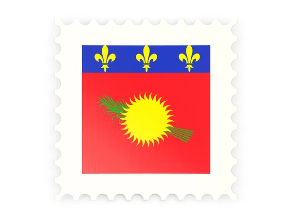 Postage stamp icon of guadeloupe — Stock Photo, Image