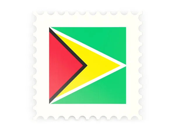 Postage stamp icon of guyana — Stock Photo, Image