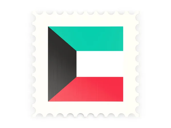 Postage stamp icon of kuwait — Stock Photo, Image