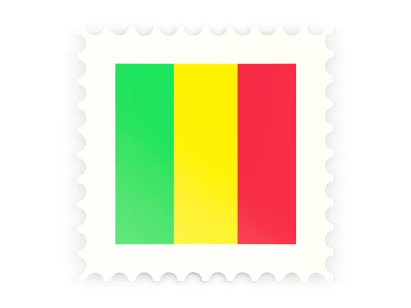 Postage stamp icon of mali — Stock Photo, Image