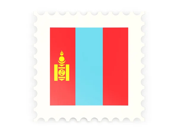 Postage stamp icon of mongolia — Stock Photo, Image
