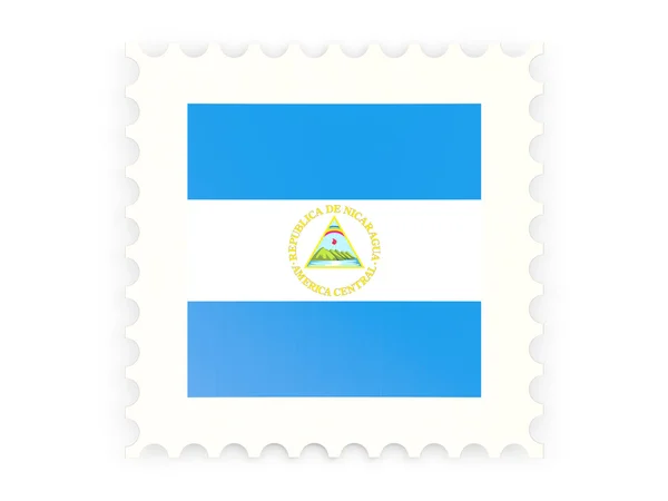 Postage stamp icon of nicaragua — Stock Photo, Image