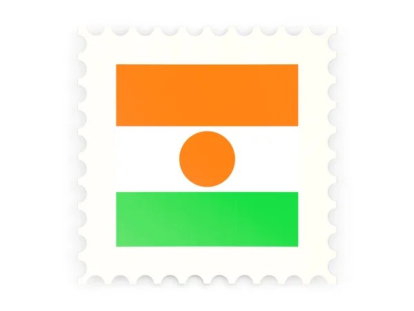 Postage stamp icon of niger — Stock Photo, Image