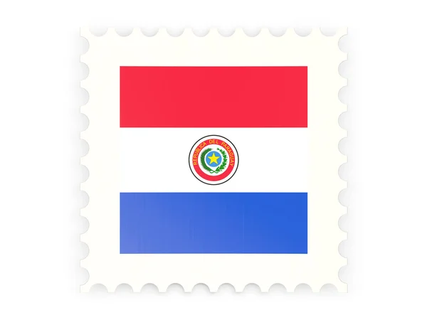 Ícone de selo postal do paraguai — Fotografia de Stock