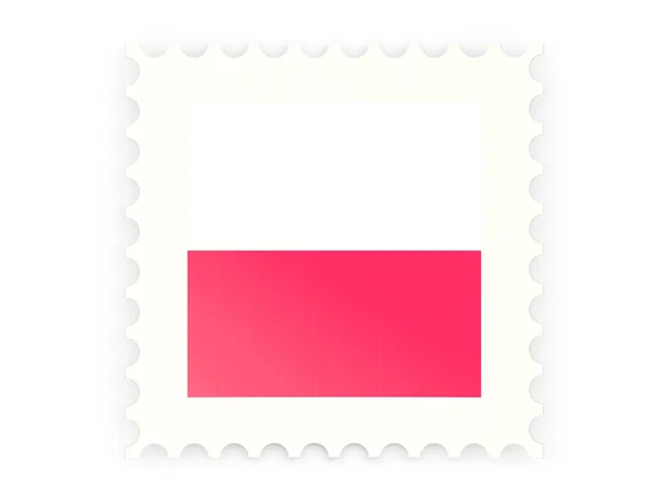 Ícone de carimbo postal da Polônia — Fotografia de Stock