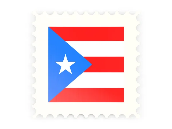 Postage stamp icon of puerto rico — Stock Photo, Image