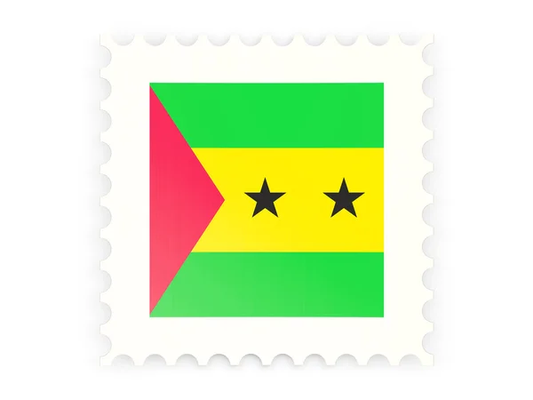 Postage stamp icon of sao tome and principe — Stock Photo, Image