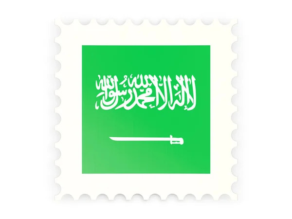 Ícone de selo postal da Arábia Saudita — Fotografia de Stock