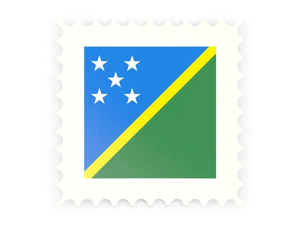 Postage stamp icon of solomon islands — Stock Photo, Image